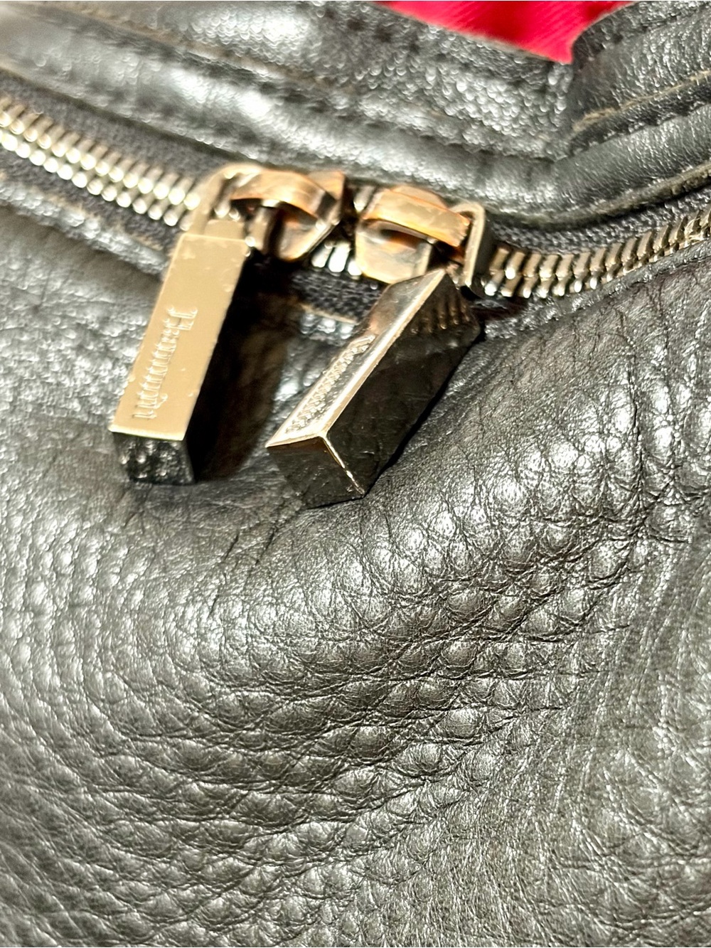 Hammitt Hunter Large Leather Backpack In Black With Gunmetal Hardware - Picture 6 of 14